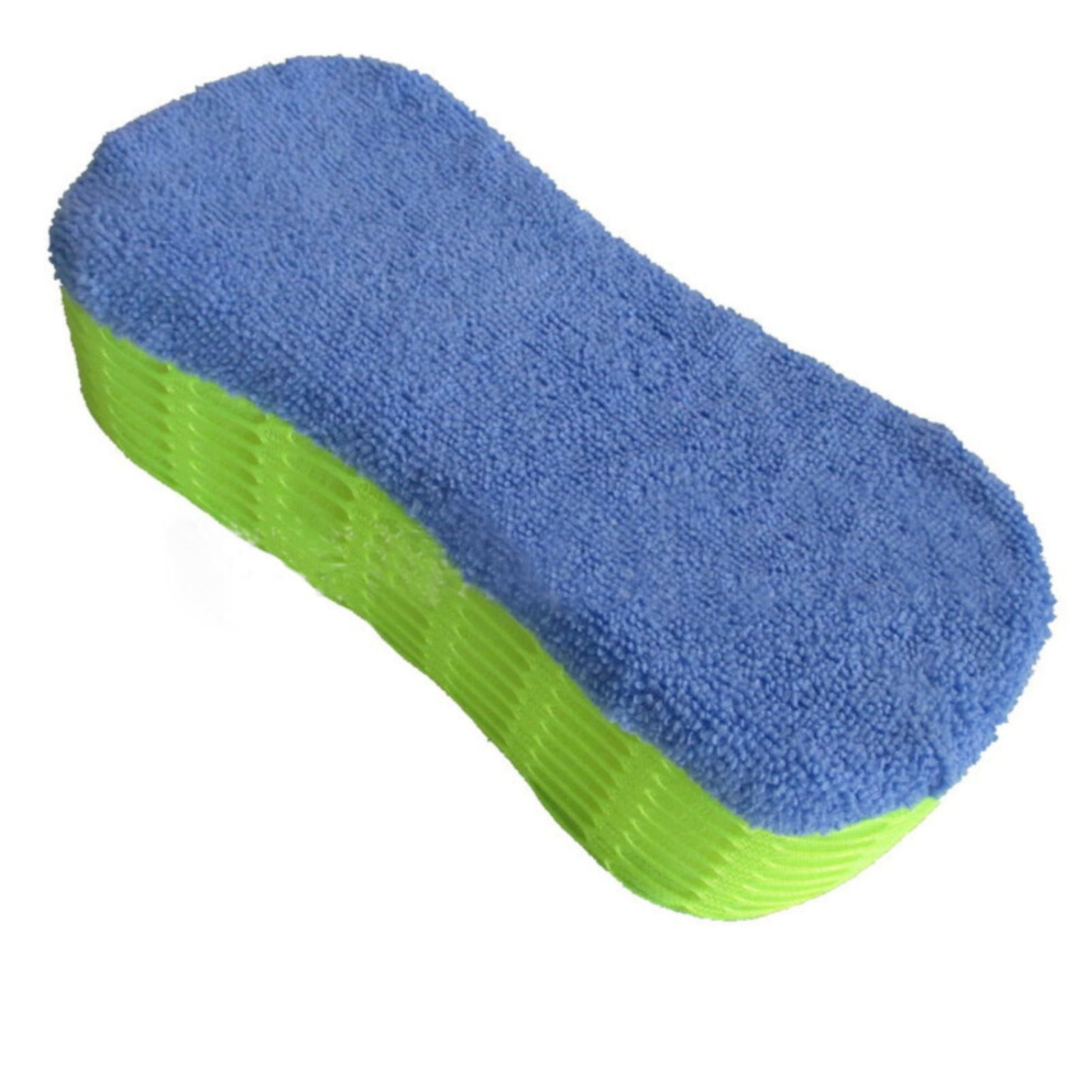Car Cleaning Mesh Sponge Block High Density 8-Shaped Double 969218225332