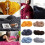 Black chunky wool yarn for arm knitting, 147 ft 2
