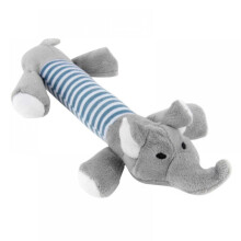 Pretty Comy Pet Removal Plictiseală Dungi Animale Forme Squeaky Jucării de pluș pentru câini mici, medii, mari