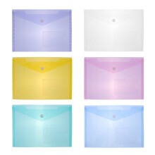 Document Bag A5 Storage File Bag 6 pcs