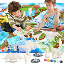 Viflosae Toddler Dinosaur Painting Toy Set 44 PCS