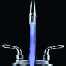 Blue LED glow shower stream faucet for kitchen bathroom 1 pc