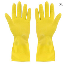 Rubber Dishwashing Gloves Reusable Kitchen Cleaning