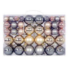 Viflosae Christmas Ball Ornaments Set Black 101PCS