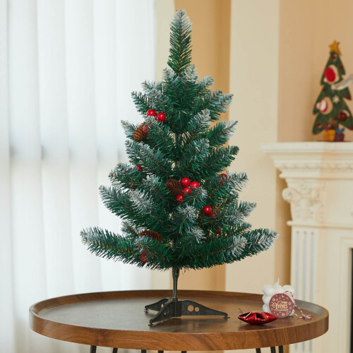 Viflosae artificial Christmas tree decorations 60cm