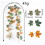 Fall maple leaf garland artificial hanging vine 6 ft 3