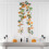 Fall maple leaf garland artificial hanging vine 6 ft 4