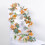 Fall maple leaf garland artificial hanging vine 6 ft 5