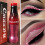 AURORA TRADE CmaaDu Cola Μπουκάλι Υγρό Eyeliner με Γκλίτερ Αδιάβροχο Λάμψη Χρωματιστό Μακιγιάζ 4