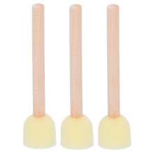 Paint Sponge Set Round Shape with Wooden Handle 20 Pcs