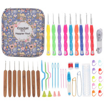 Weaving Crochet Kit with Yarn and Hooks Set