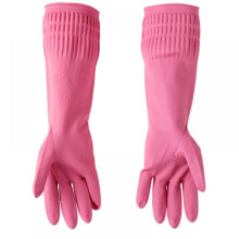 Reusable waterproof dishwashing rubber gloves, non-slip, 1