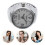 Glitter Nurse Fob Watch Ring Grey Adjustable 4