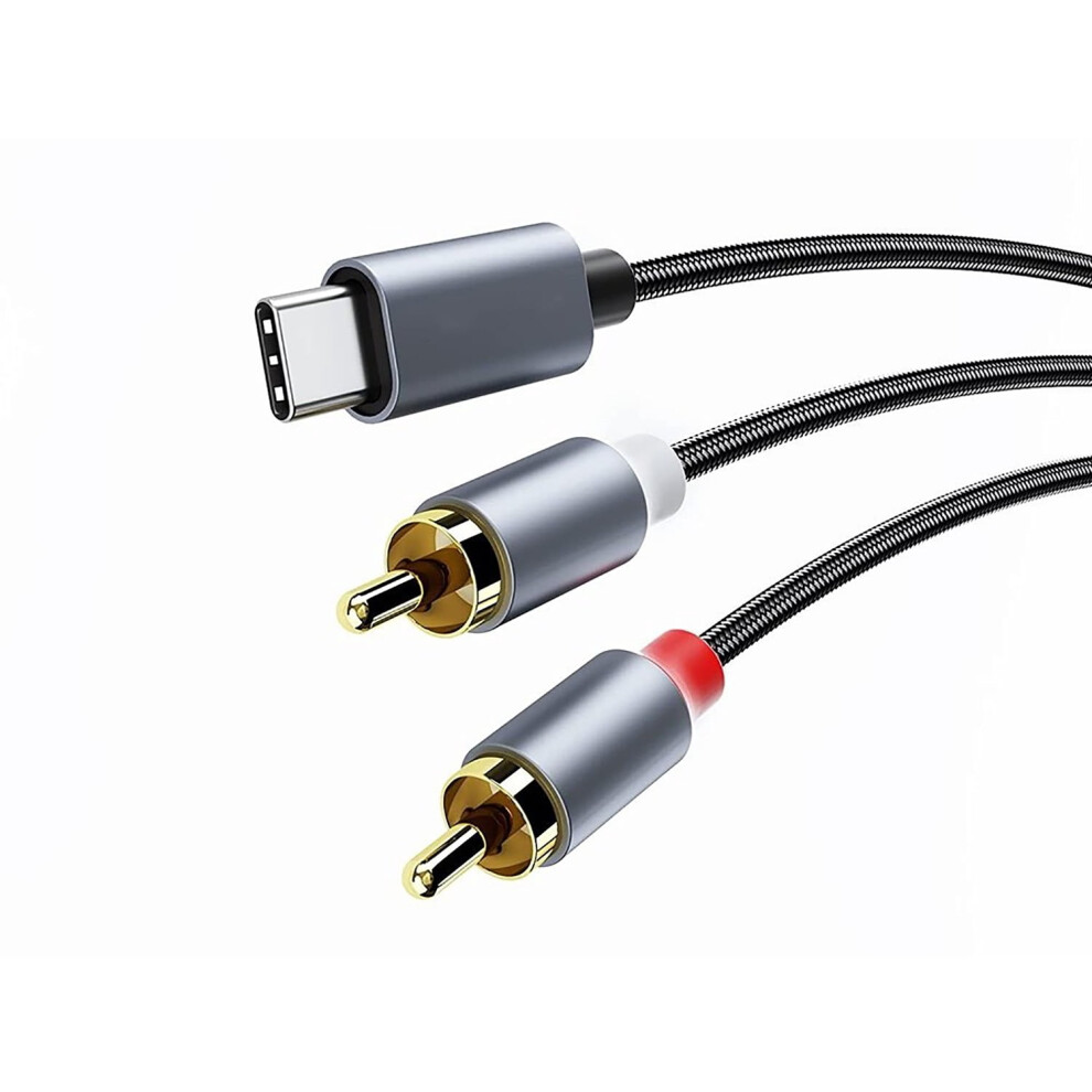 Usb-C To Dual Rca Audio Cable Y Splitter 1.5M 901175891724