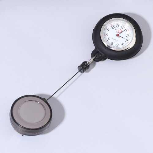 Badge Reel Pocket Watch Retractable Clip 1pc 1