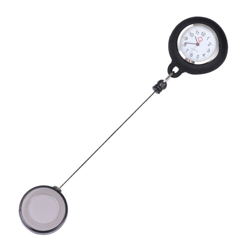 Badge Reel Pocket Watch Retractable Clip 1pc 2