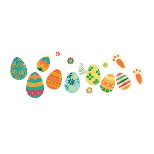 Easter wall decal 11.8 x 22.4 inches 1
