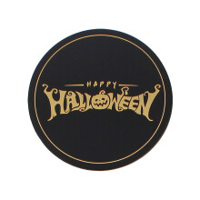 Glow Bat Witch Pumpkin Placemat Silicone 4 Pack