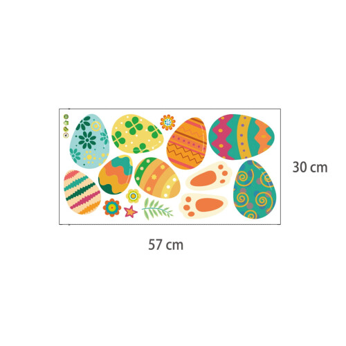 Easter wall decal 11.8 x 22.4 inches 2