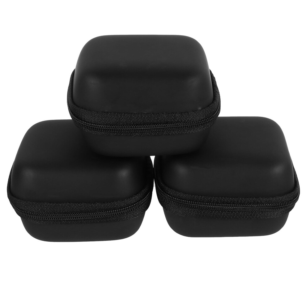Earphone Storage Pouches Eva Carrying Cases 3Pcs 901175890901