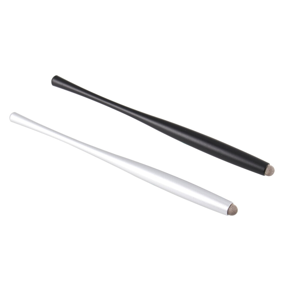 Metal Capacitive Stylus Pen With Replaceable Cloth Tip 2 Pcs 901175891830