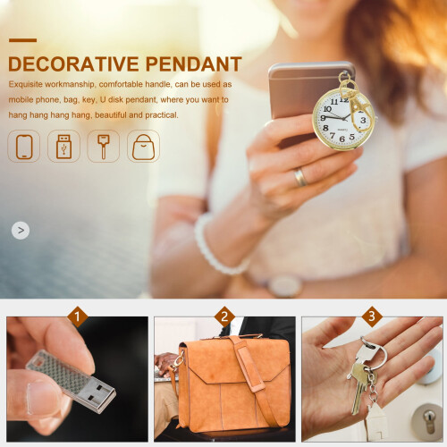Pocket Watch with Key Ring 1 Piece 1