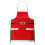 Kerstschort van flanel voor dames (1 stuk) 2