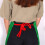 Kerstschort van flanel voor dames (1 stuk) 3