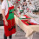 Kerstschort van flanel voor dames (1 stuk) 5