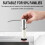 Viflosae kitchen sink detergent extractor with extension 6