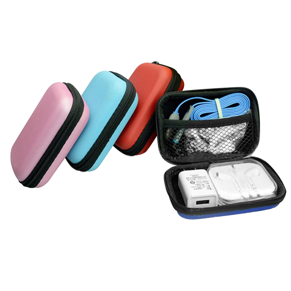 Portable Storage Bag With Zipper For Earphones, Usb Cables, 901175897870