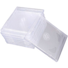 9ks dvojitých pouzder na CD, pouzder na DVD, akrylových držáků na DVD, průhledných pouzder na CD