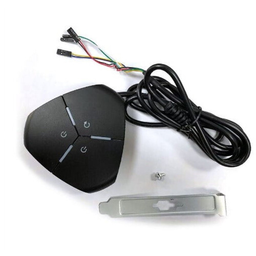 PC Power Button with Extension Cable for Desktop