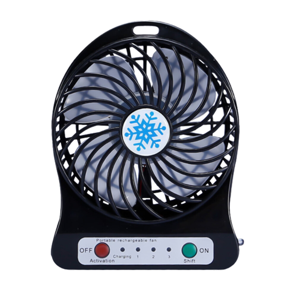 Tarmeek Mini Portable Desk Fan With Led Lantern 3-Speed 901175911897