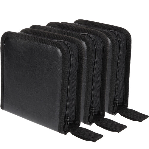CD case holder with zipper for 40 discs 3 pcs