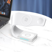 Viflosae 4-i-1 magnetisk trådlös laddningsstation, 15W snabbladdning, typ-C/USB, kompatibel med iPhone