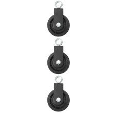 Fitness Pulley Wall Mount Cable System 3-Piece Cold-Drawn