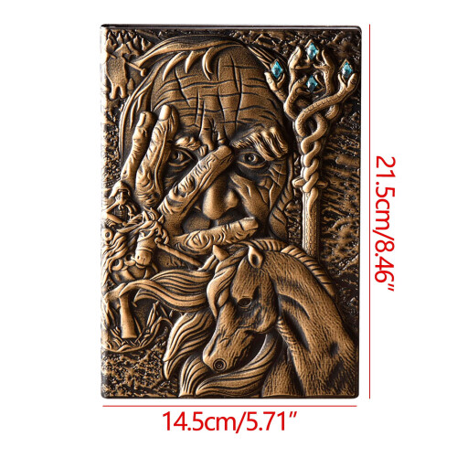 Retro Embossed Magician Notebook A5 100 Pages 2