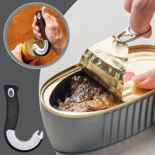 Offres du Cyber Monday 2024 : Ouvre-boîte Viflosae Easy Open à anneau, compatible avec les boîtes de conserve, outil idéal pour soulager les