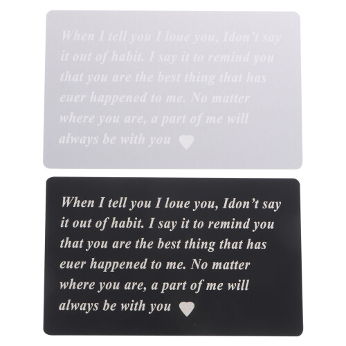 Couple's Photo Gift with Clear Lettering