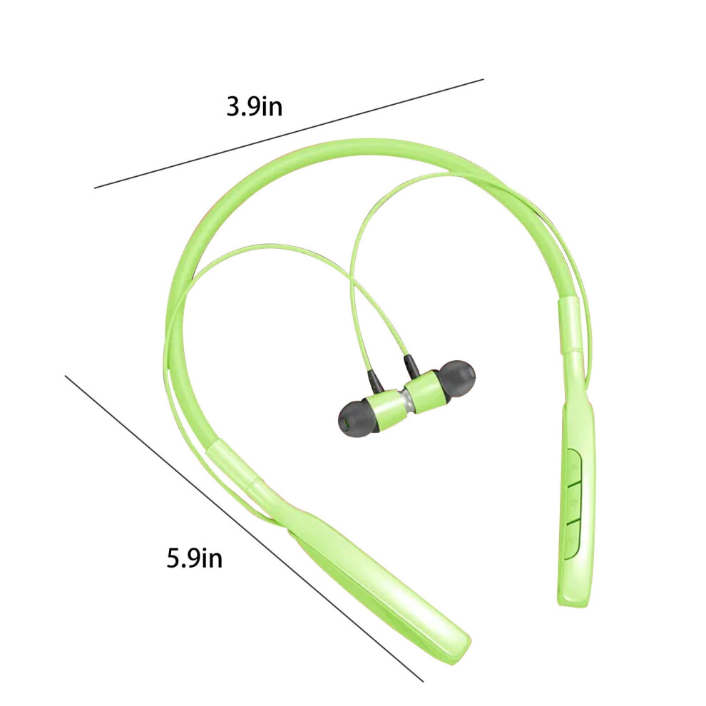 Wireless Bluetooth Neckband Headphones With Noise Reduction 901175889516