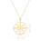 Compass Necklace Stainless Steel Unisex Initial Pendant 5