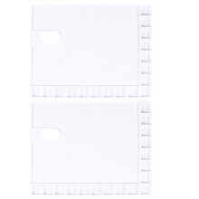 Watercolor Mixing Tray White Square 17-Hole 2 pcs