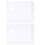 Watercolor Mixing Tray White Square 17-Hole 2 pcs 1