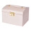 Jewelry Box with Lock, Mirror and 3-Tier Display 2