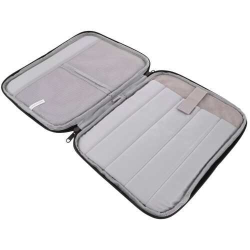 Portable tablet bag with handle for storage and carrying