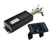 36V 48V 52V 45A Brushless Motor Three-Mode Controller+UKC1+ Display Kit for Electric Mountain Bike Scooter Modification