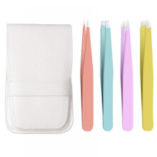 Slopehill eyebrow tweezers stainless steel facial plucking