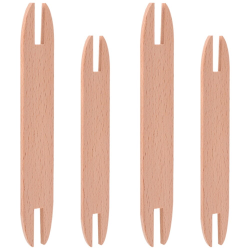 Wooden Weaving Shuttle Set Hand Tool 4 Pieces