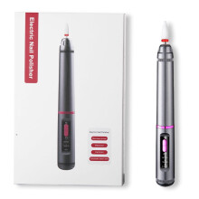 Nouvelle polisseuse à ongles électrique portable, kit d'outils de manucure avec présentoir et machine à manucure rechargeable